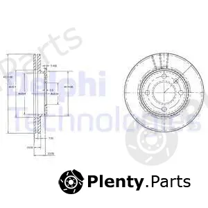Delphi BG2109 — Brake Disc