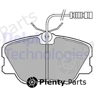 Delphi LP608 — Brake Pad Set, disc brake