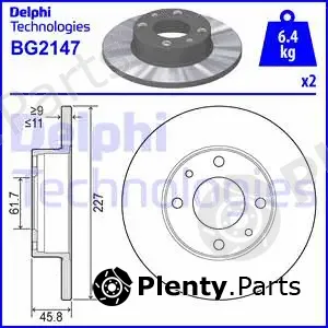 Delphi BG2147 — Brake Disc