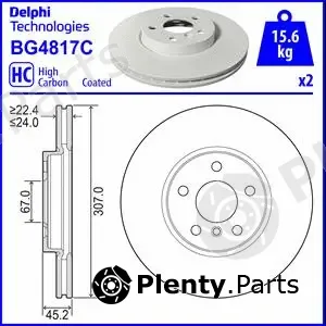 Delphi BG4817C — Brake Disc