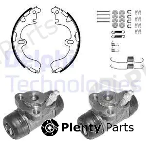Delphi 1072 — Brake Shoe Set