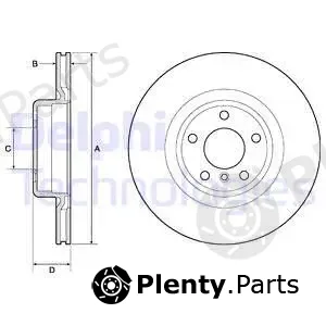 Delphi BG4755C — Brake Disc