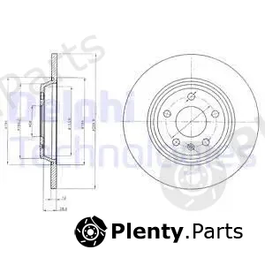 Delphi BG4081 — Brake Disc