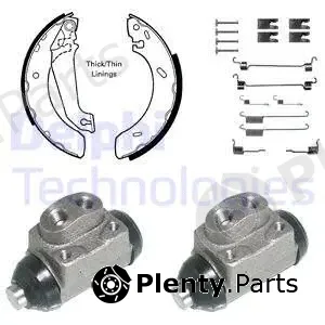 Delphi 843 — Brake Shoe Set