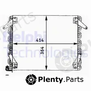 Delphi TSP0225636 — Condenser, air conditioning