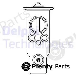Delphi CB1015V — Expansion Valve, air conditioning