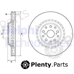 Delphi BG9187C — Brake Disc