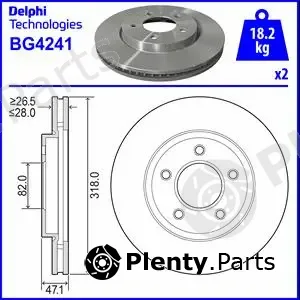 Delphi BG4241 — Brake Disc