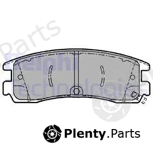 Delphi LP1612 — Brake Pad Set, disc brake