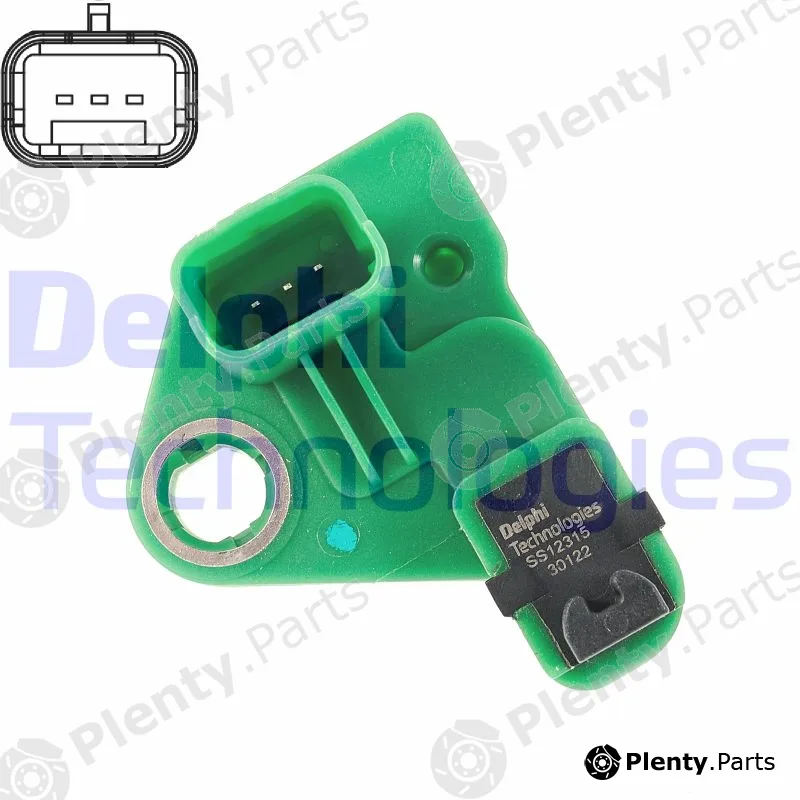 Delphi SS12315-12B1 — Sensor, crankshaft pulse
