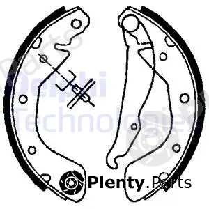 Delphi LS1622 — Brake Shoe Set