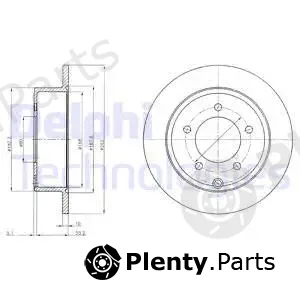 Delphi BG4179 — Brake Disc