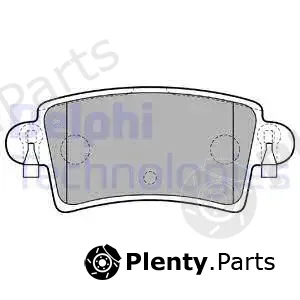 Delphi LP1747 — Brake Pad Set, disc brake
