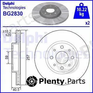 Delphi BG2830 — Brake Disc