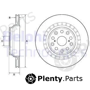 Delphi BG4685C — Brake Disc
