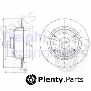 Delphi BG4095 — Brake Disc