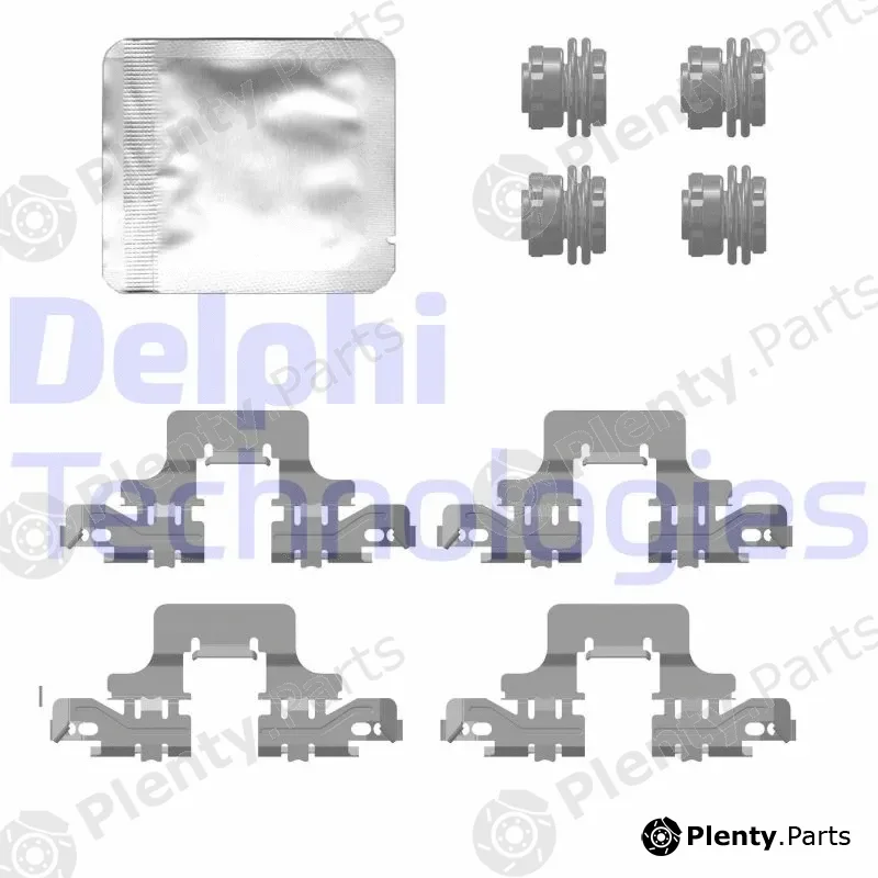 Delphi LX0776 — Accessory Kit, disc brake pad