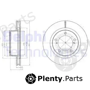Delphi BG9067 — Brake Disc
