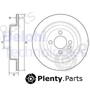 Delphi BG4560C — Brake Disc