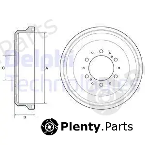 Delphi BF533 — Brake Drum