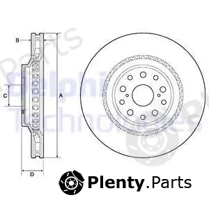 Delphi BG9186C — Brake Disc