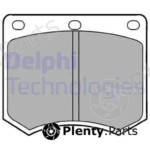 Delphi LP154 — Brake Pad Set, disc brake