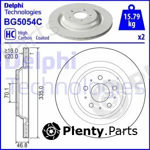 Delphi BG5054C — Brake Disc
