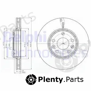Delphi BG4264C — Brake Disc