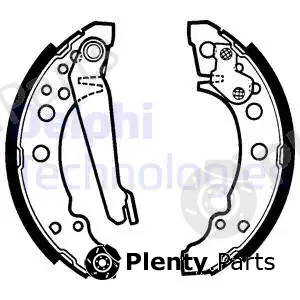 Delphi LS1276 — Brake Shoe Set