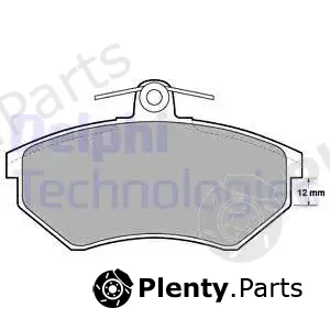 Delphi LP778 — Brake Pad Set, disc brake