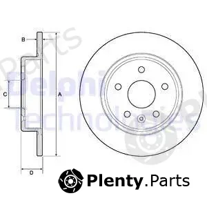 Delphi BG4761C — Brake Disc