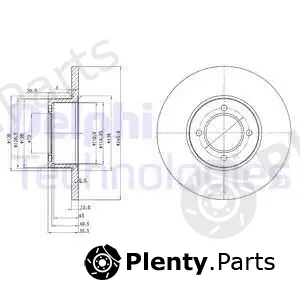 Delphi BG2069 — Brake Disc