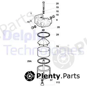 Delphi 5836B490 — Fuel Filter