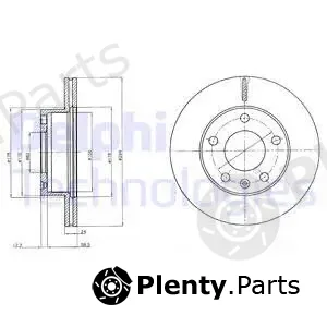 Delphi BG4023 — Brake Disc