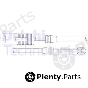 Delphi LZ0134 — Warning Contact, brake pad wear