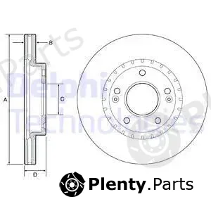 Delphi BG4565C — Brake Disc