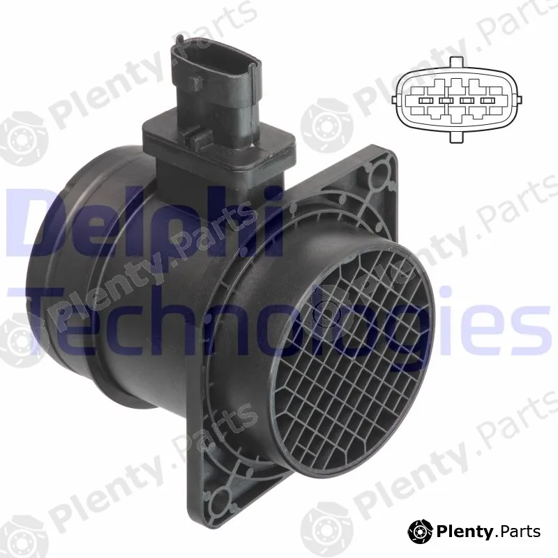 Delphi AF10722-12B1 — Mass Air Flow Sensor
