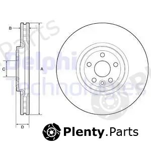 Delphi BG9178C-18B1 — Brake Disc
