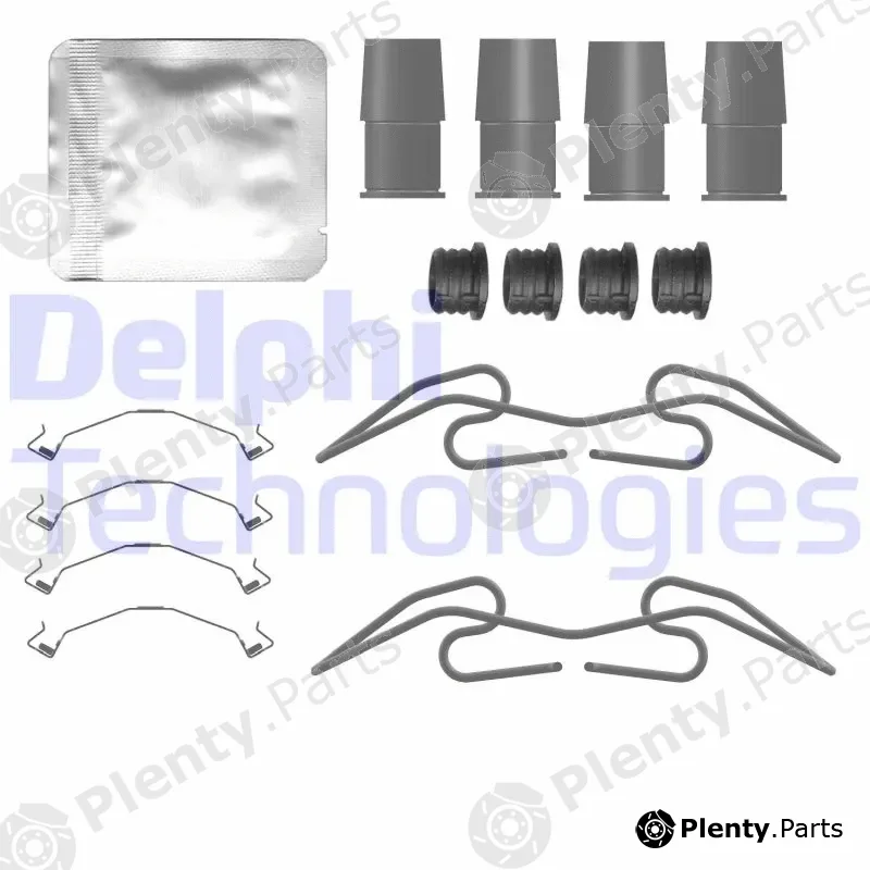 Delphi LX0784 — Accessory Kit, disc brake pad