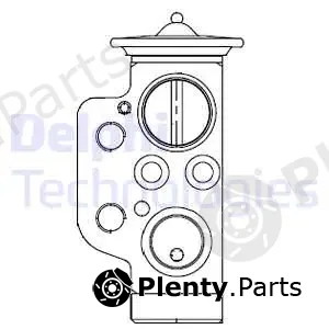 Delphi CB1009V — Expansion Valve, air conditioning