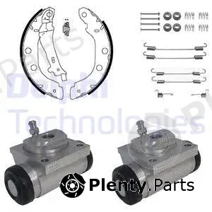 Delphi 932 — Brake Shoe Set