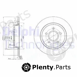 Delphi BG3897C-18B1 — Brake Disc