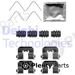Delphi LX0706 — Accessory Kit, disc brake pad