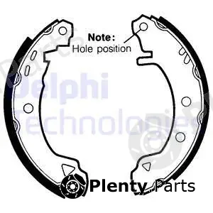 Delphi LS1402 — Brake Shoe Set