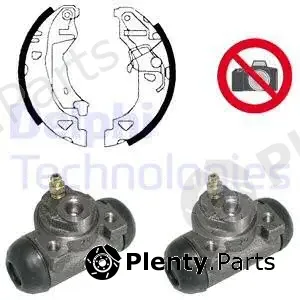 Delphi 1009 — Brake Shoe Set