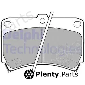 Delphi LP743 — Brake Pad Set, disc brake