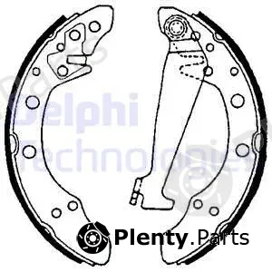 Delphi LS1625 — Brake Shoe Set