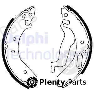 Delphi LS1645 — Brake Shoe Set