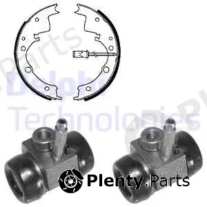 Delphi 1045 — Brake Shoe Set