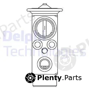 Delphi CB1020V — Expansion Valve, air conditioning